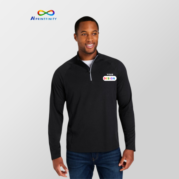 Core365 CE418 Men's Origin Performance Pique Quarter-Zip\ID100001493