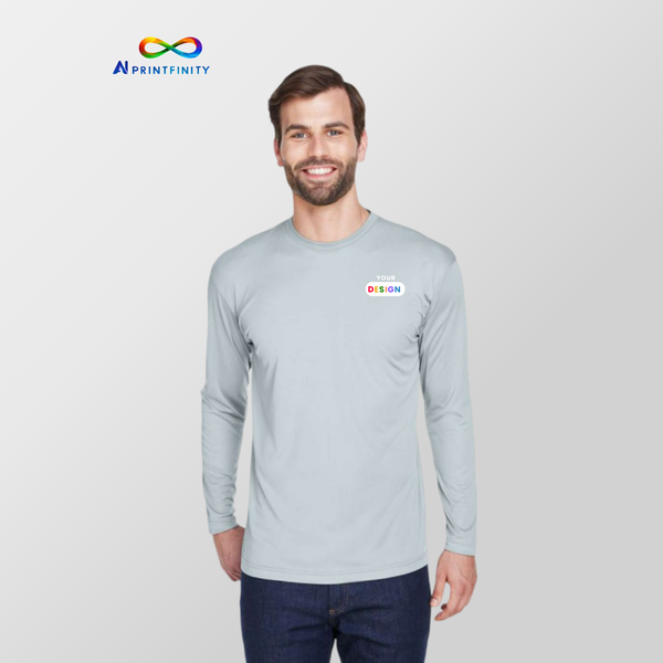 UltraClub 8422 - Adult Cool & Dry Sport Long-Sleeve Performance Interlock Tee \ ID100000397