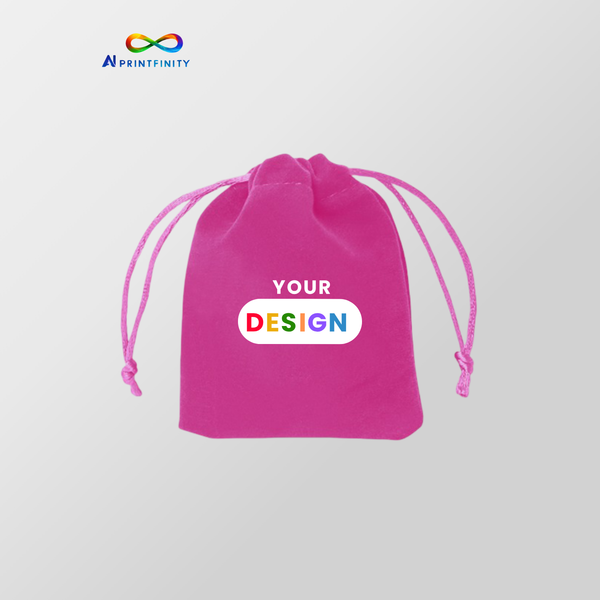 Topties 50 Pieces | Velvet Gift Bags - 6 x 8 Inches | ID10002544