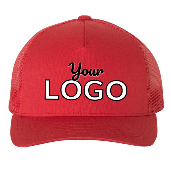 Florisun Signature - FS813 - 5 Panel snapback Trucker Cap - Pre Curved Visor