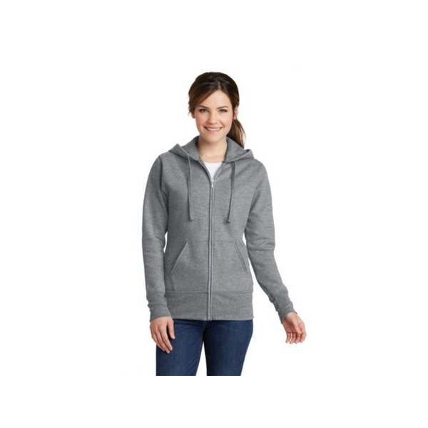 Port & Company - Ladies Core Fleece Full-Zip Hooded Sweatshirt