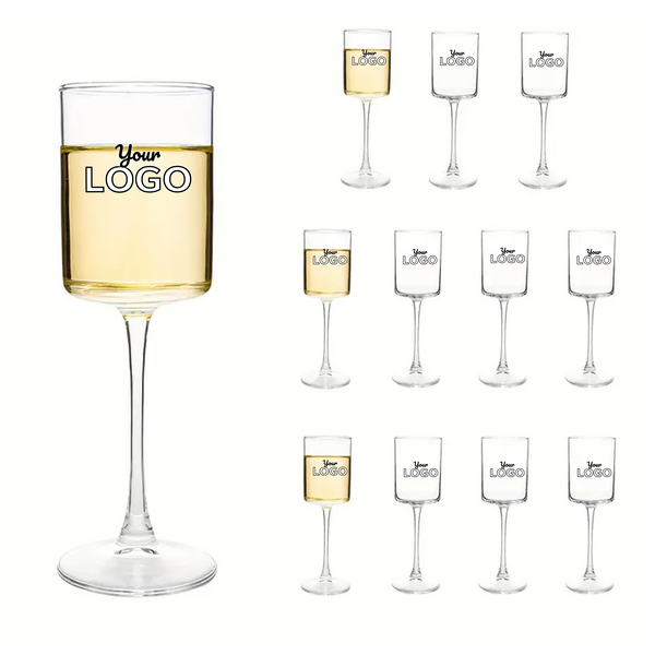 10oz Crystal Long Stem Wine Glass / ID1000265